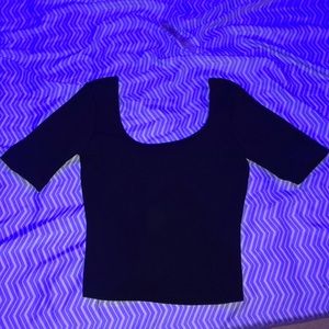 Off the shoulder crop top